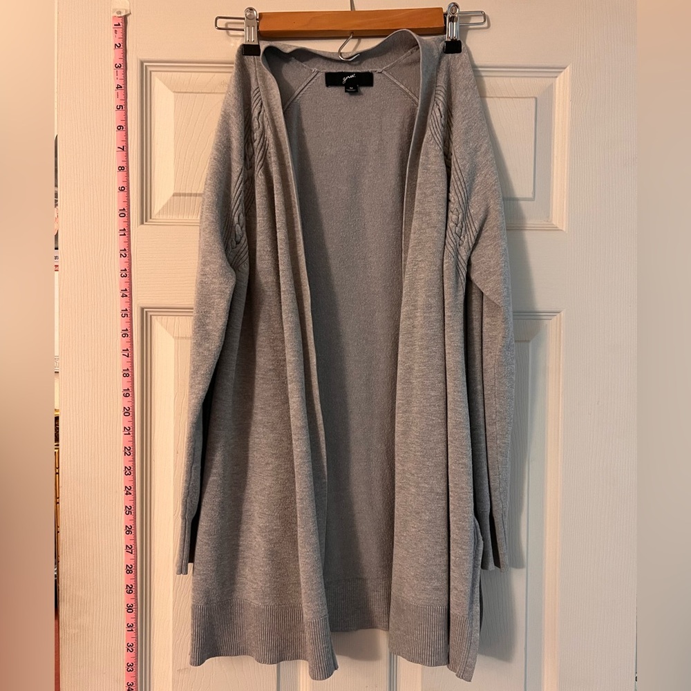 GNW Light Gray Women's Open Front Cardigan